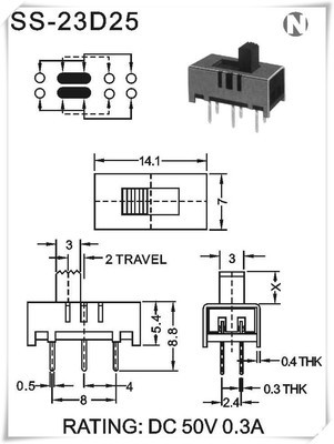 專業(yè)級(jí)電工開關(guān)SS-23D25 麥克風(fēng)三檔撥動(dòng)開關(guān)在旅游設(shè)備中的可靠應(yīng)用